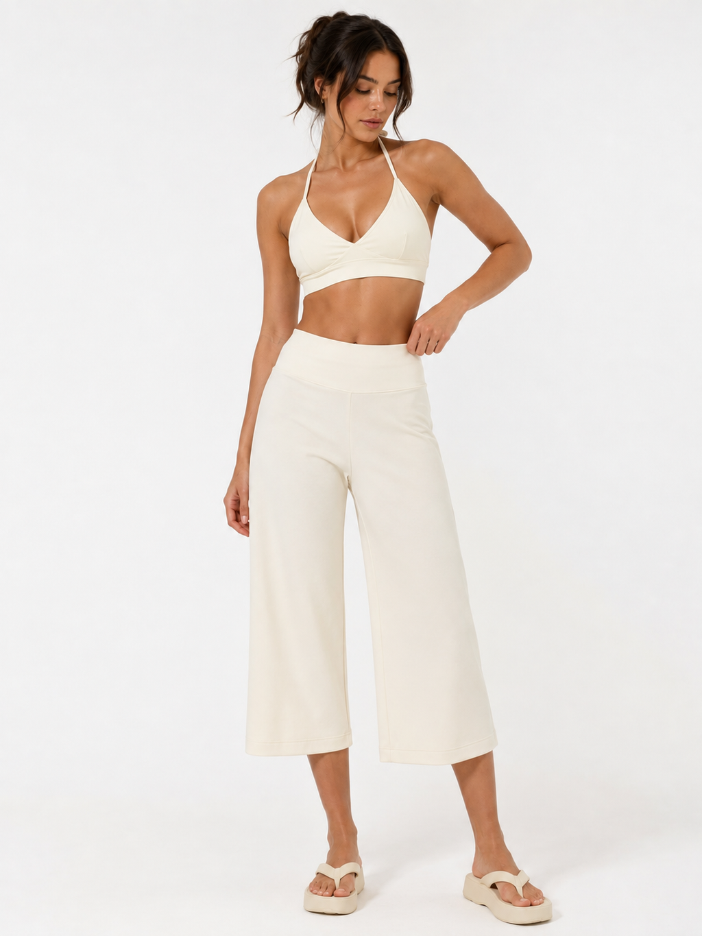 Aurelle Flow Wide-Leg Set